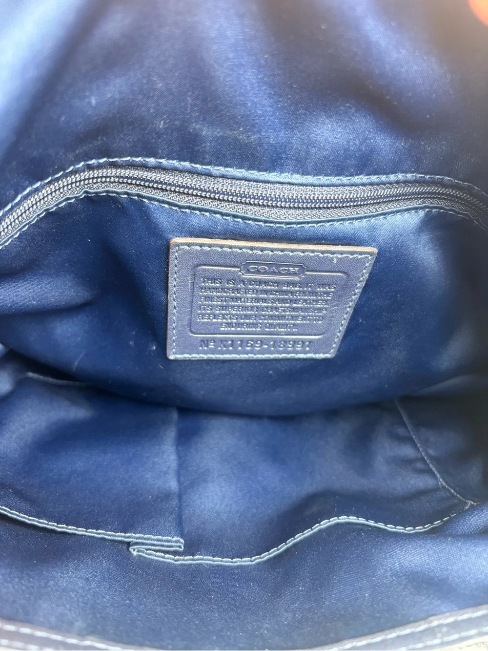 Coach Poppy Denim Shoulder Bag
